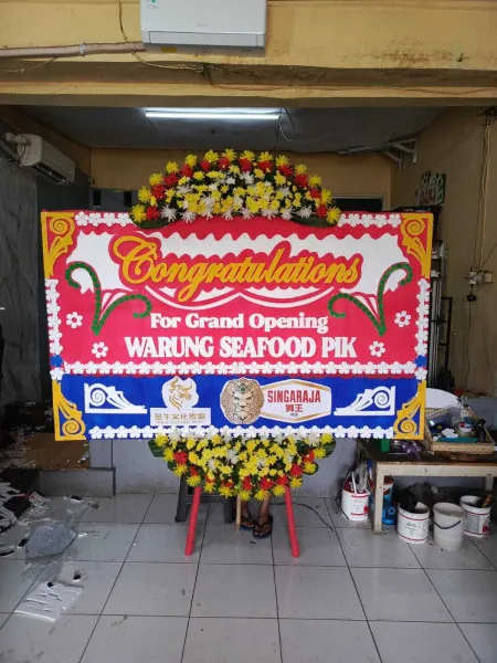Papan Bunga Ucapan Selamat Jagan Bendosari